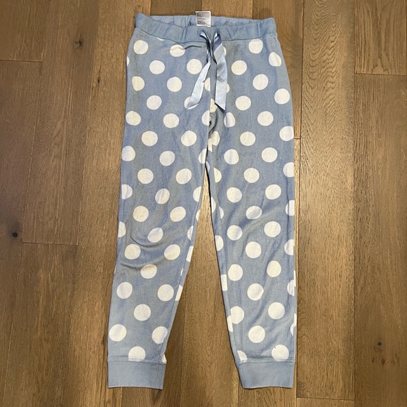 H&M Intimates & Sleepwear Hm Pajama Pants Light Blue Polka Dot